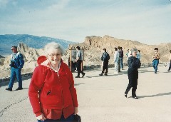 Julia (Judy) Dorrough; Ruth Dorrough; Death Valley; Zabriskie Point